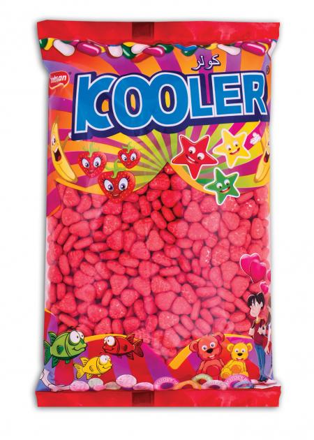 Kooler Клубничный ароматизированный и клубничный прессованный конфеты - нейлоновая сумка