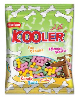 Kooler Bone Shape Tangerine,Watermelon Flavoured pressed Candy